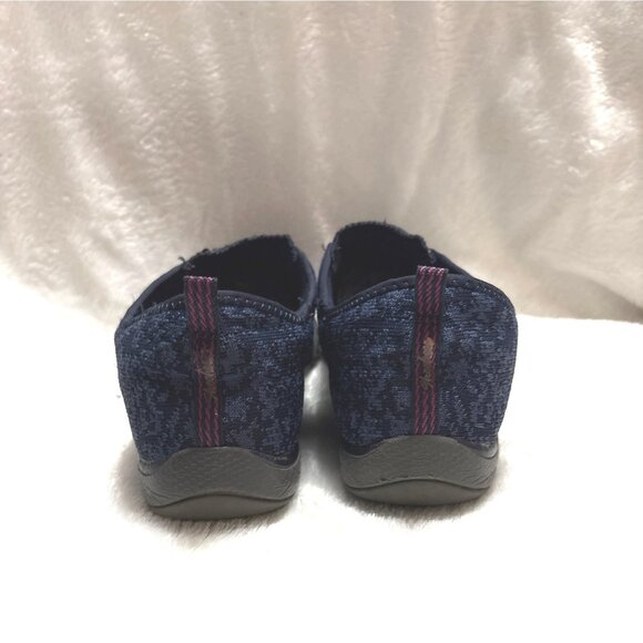Skechers Womens Relaxed Fit Memory Foam Slip-On Shoes Navy Size 9.5 Comfortable - Picture 5 of 7